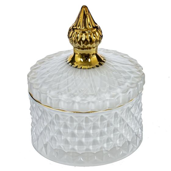 Шкатулка, Д8,5 Ш8,5 В10,5 см, 1 штука, дизайн микс