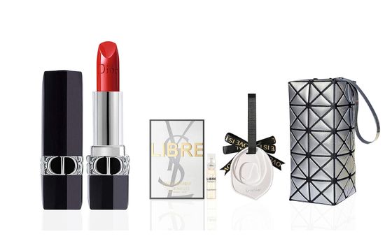 DIOR Blazing Blue Gold Angel&#39;s Heart Lipstick Gift Box Matte Matte Easy To Blend Complexion 3.5g*2