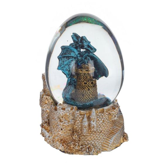 Фигурка декоративная в стекл.шаре &quot;Дракон&quot;, D 7 см, L8 W7 H10 см, 2в.