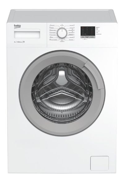 Стиральная машина Beko ELE67511ZSW белый, 6кг, 1000об/мин