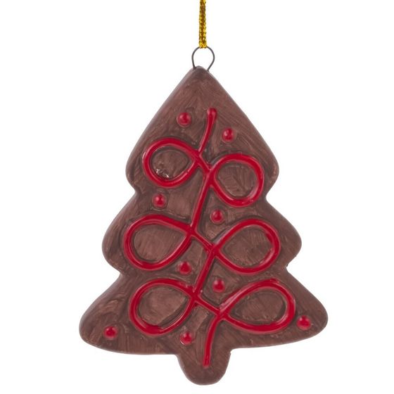 Украшение новогоднее &quot;Елка пряничная&quot;, L7 W0,6 H8,5 см, 2в.