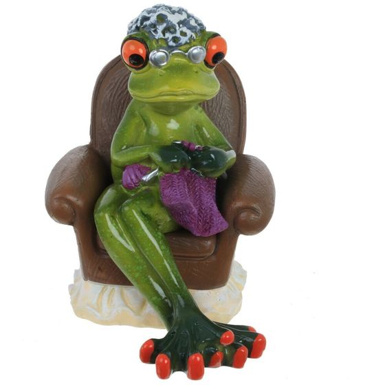 Фигурка декоративная &quot;Лягушка&quot;, Д8 Ш13 В10 см, 2в.