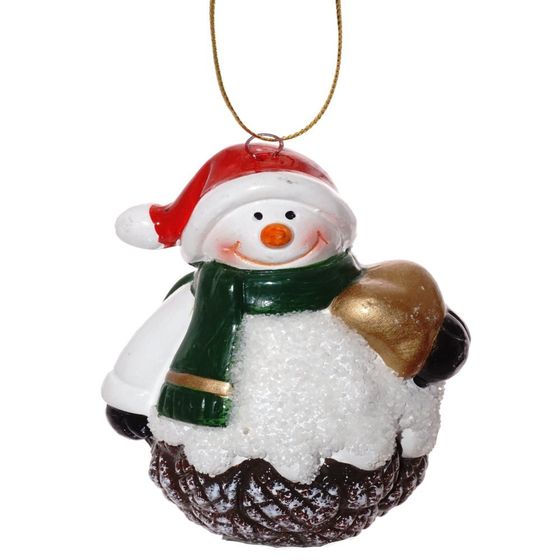 Украшение новогоднее &quot;Снеговик/Олень/Санта&quot;, L6 W6 H8,5 см, 3в.