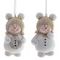 Изделие декоративное подвесное "Снеговик", L6 W4,5 H10 см, 2в.