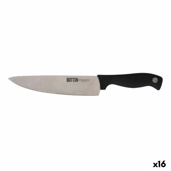 Кухонный нож Quttin Dynamic Black Silver 20 см (16 шт.)