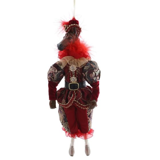 Игрушка набивная подвес &quot;Лошадь&quot;, L13 W8 H36/23 см