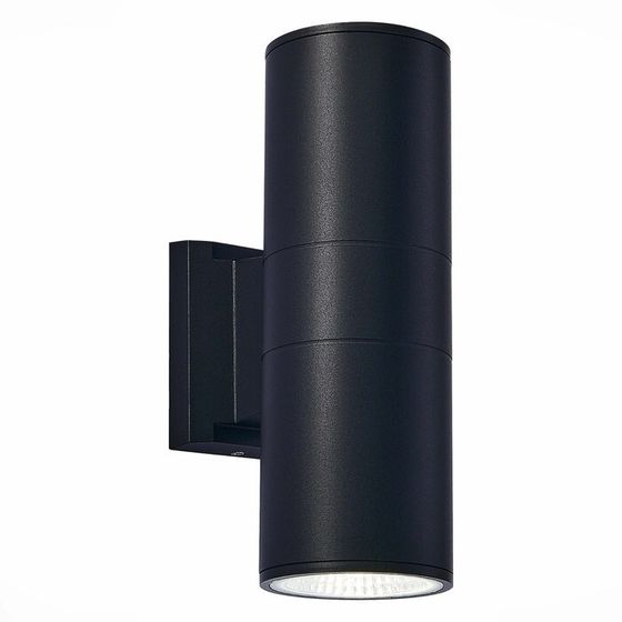 Светильник уличный настенный St Luce. SL074.401.02. Tubo2. 2х8 Вт, LED, 4000K, 8,9х25 см, цвет чёрный