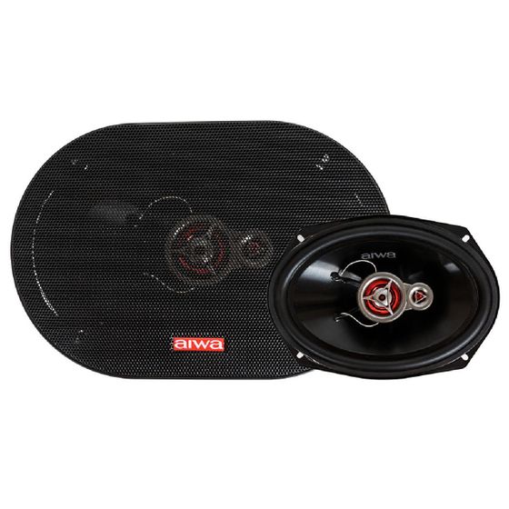 Колонки автомобильные AIWA ASM-6930 6х9&quot;(16х23см) 280Вт 90Дб 4Ом (ком:2кол)