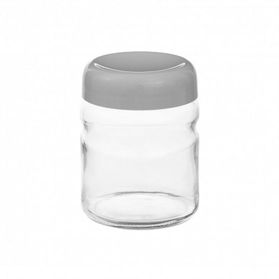 Банка стеклянная TRENDY 0.9л с крышкой