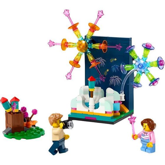 Праздничные фейерверки LEGO