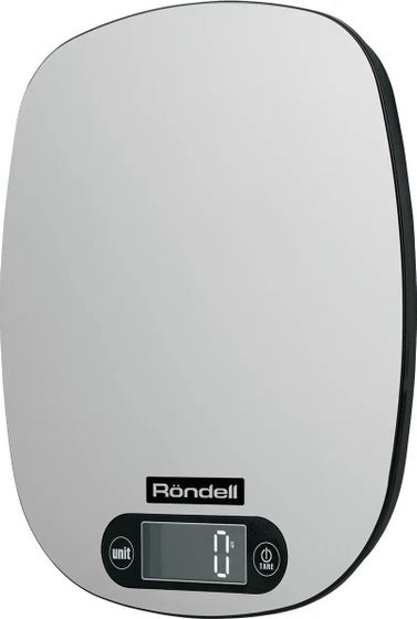 Весы кухонные Rondell Modern RDE-1552 10кг серебристый