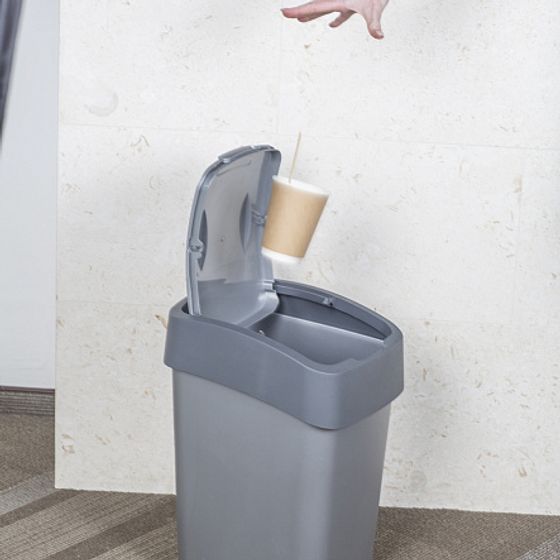 Контейнер для мусора FLIP BIN 25л графитовый