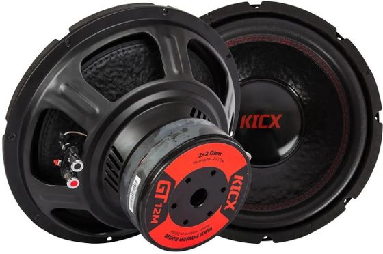 Сабвуфер автомобильный Kicx GT-12M 500Вт пассивный 12&quot; (30см) (2013825) (без корпуса)