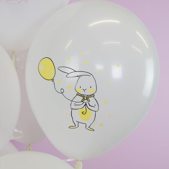 !Шар 25 штук (12&#39;&#39;/30 см) Подарок для тебя, Белый (801), пастель, 2 ст,