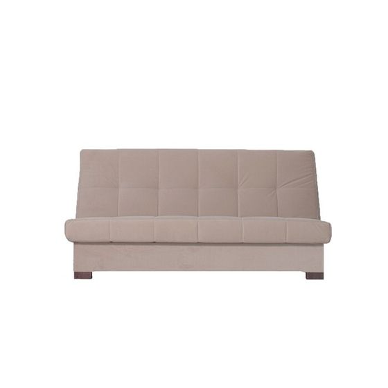 Прямой диван «Осло», механизм книжка, велюр, цвет бежевый