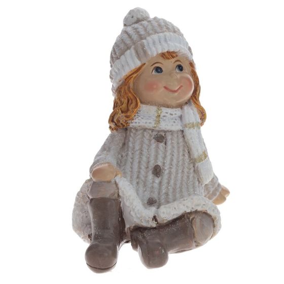 Фигурка декоративная &quot;Мальчик/Девочка&quot;, L7,5 W5 H5,5 см, 2в.