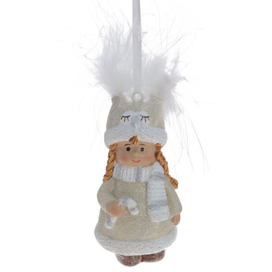 Изделие декоративное подвесное &quot;Девочка&quot;, L4,5 W3,5 H8 см, 2в.