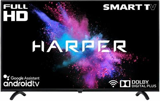 Телевизор LED 40&quot; Harper 40F721TS черный FULL HD SmartTV AndroidTV