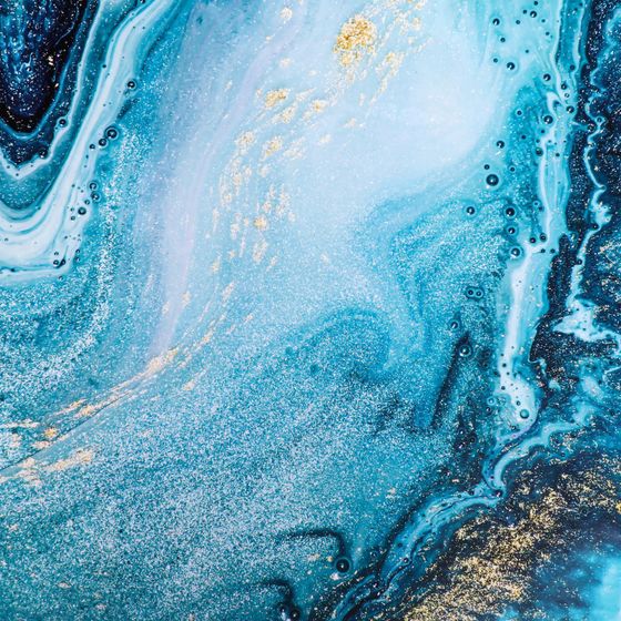 !Бумага упаковочная 2 листа глянцевая &quot;Мрамор&quot;, винный-синий, 50 х 70 см