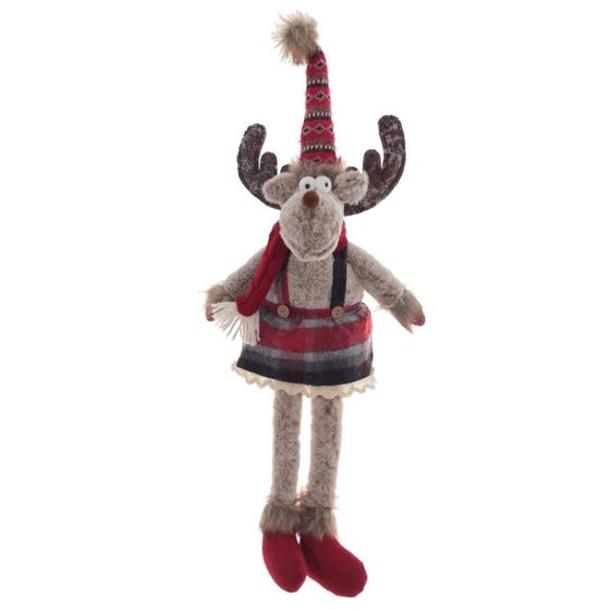 Игрушка набивная &quot;Олень&quot;, L22 W16 H74/24 см, 2в.