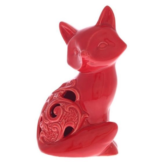 Фигурка декоративная &quot;Лисичка&quot; с подсветкой, L10,3 W8 H16,5 см, (2хLR44), 2в.