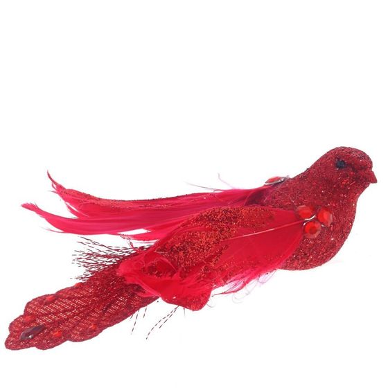 Изделие декоративное &quot;Птичка&quot;, L15 W4 H5 см, 4в.