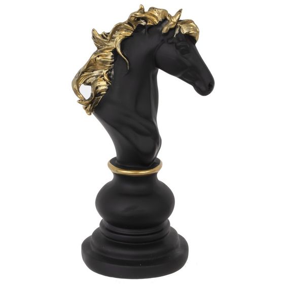Фигурка декоративная &quot;Шахматный Конь&quot;, L8 W10 H20 см