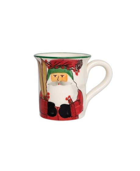 Old St. Nick Mug - Skiing