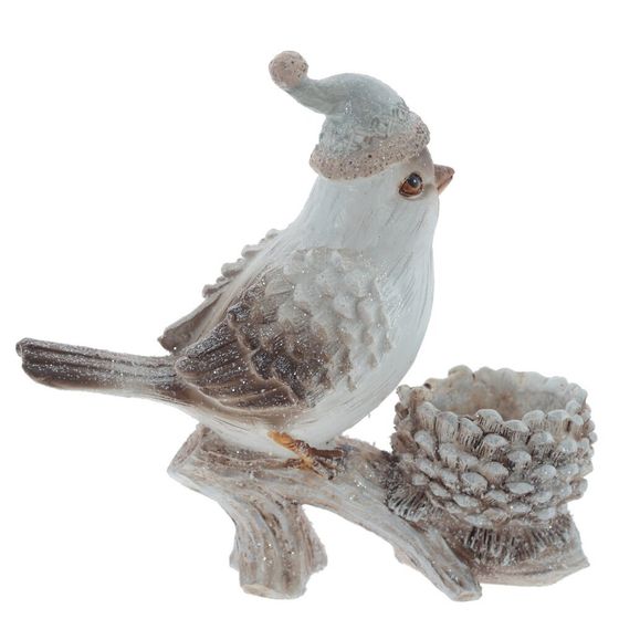 Фигурка декоративная &quot;Птичка&quot;, L16,5 W6,5 H14 см, 2в.