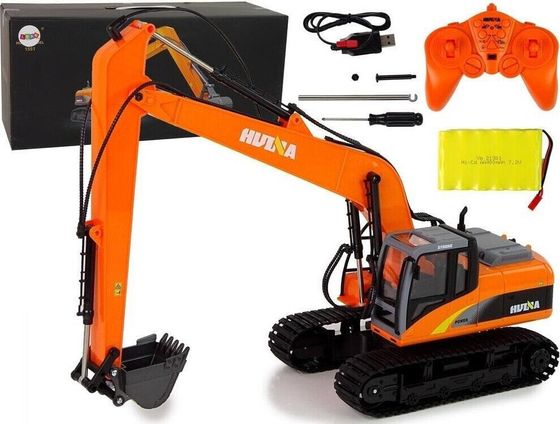 LeanToys Profesjonalna koparka gąsienicowa R/C 1:14