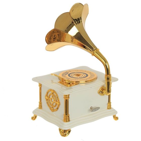 Изделие декоративное &quot;Граммофон&quot; (музык.), Д15 Ш14 В26 см