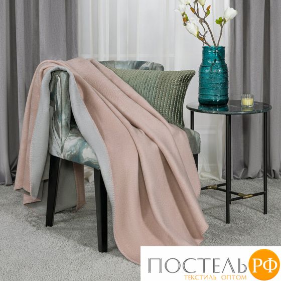 MEDSLEEP АЛЬБЕК роз Плед 130x180, 1 пр., 60% хл., 40% акрил