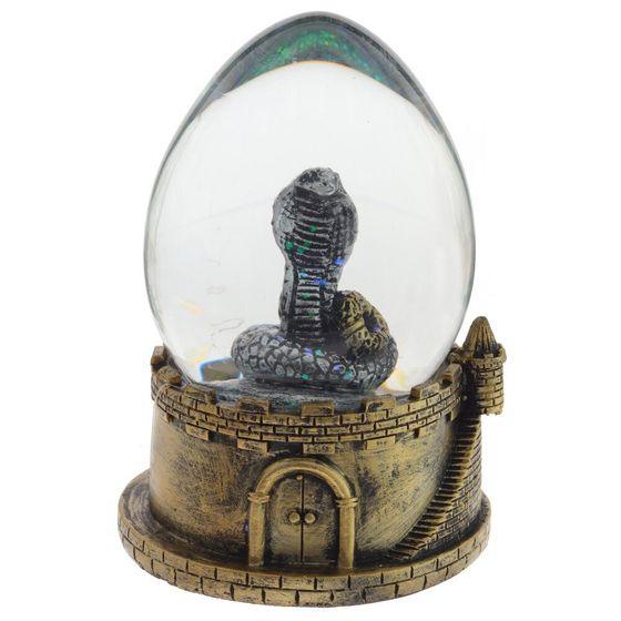 Фигурка декоративная в стекл шаре &quot;Змея&quot;, D 6,5 см, L7,5 W7 H11 см, 4в.