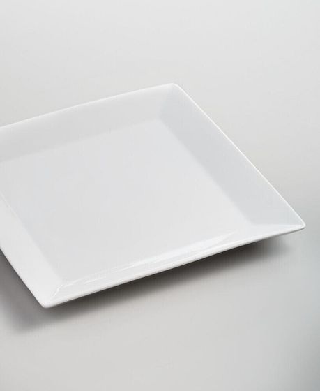 10&quot; Whiteware Square Dinner Plate, Created for Macy&#39;s