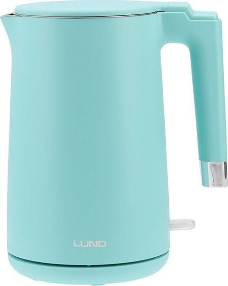 LUND ELECTRIC KETTLE 1.5L TURQUOISE COOL TOUCH