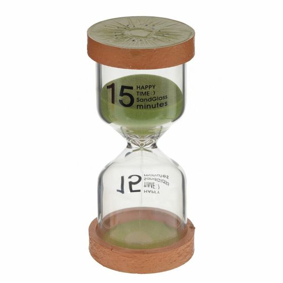 Часы песочные (15 мин.), Д4,5 Ш4,5 В10 см, 4в.