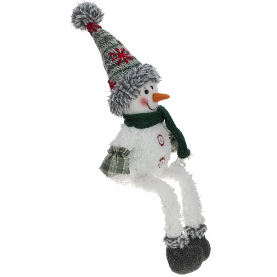 Игрушка набивная &quot;Снеговик&quot;, L13 W7 H45/18 см, 2в.