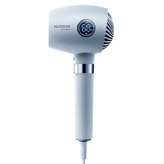 FLYCO FH6366 Hair Dryers 1600W Household Cold And Hot Air With High Airflow LED Display For Drying And Styling