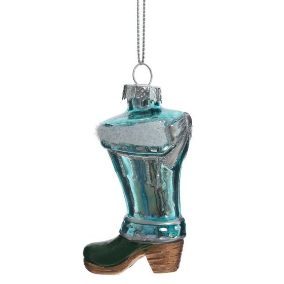 Украшение новогоднее &quot;Сапог&quot;, L5 W3,5 H8,5 см, 3в.