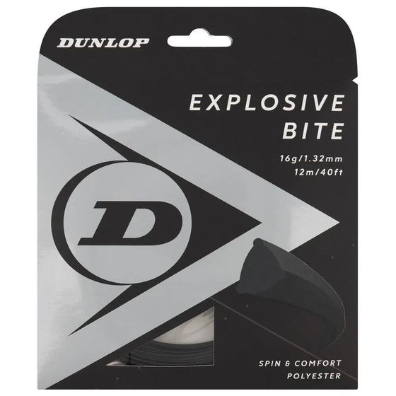 DUNLOP Explosive Bite Polyester 12 m Tennis Single String