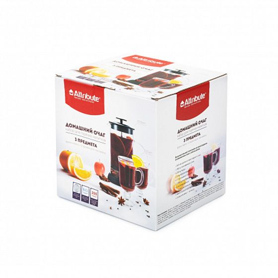 Набор для горячих напитков ДОМАШНИЙ ОЧАГ 3 предмета