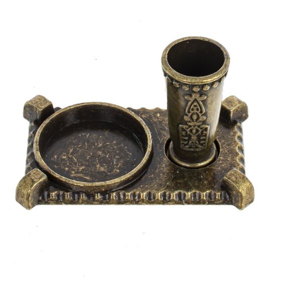 Набор подарочный: ручка перьевая, 8 наконечников, чернильница, держатель, блокнот, Д20,5 Ш4 В28,5 см