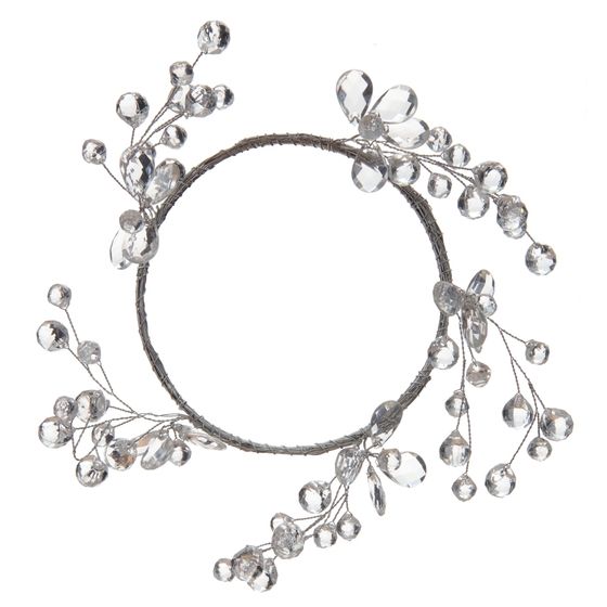 Декор для свечи &quot;Венок&quot;, D кольца = 11см, L19 W16 H5 см