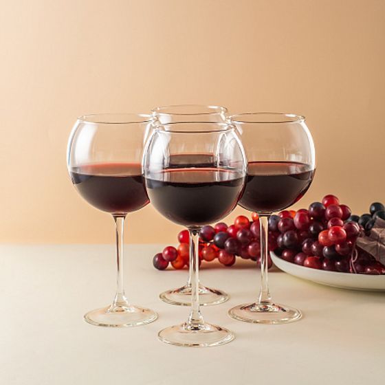 Набор бокалов ВРЕМЯ ДЕГУСТАЦИЙ БУРГУНДИЯ 650мл 4шт