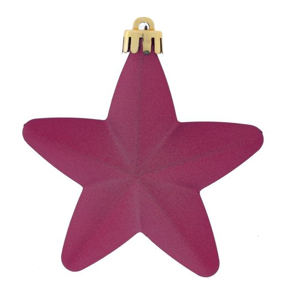 Набор из 6шт Украшение новогоднее "Звезда", L8 W3 H8 см