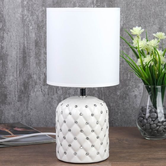 Лампа настольная 7555102TL/1 E14 40 Вт белый 16×16×33 см RISALUX