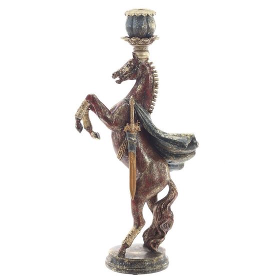 Подсвечник &quot;Лошадь&quot;, L14 W9 H36 см