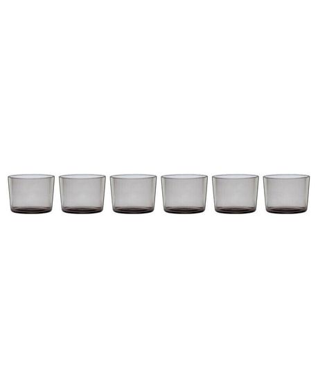 Stackables Smoke Short Glasses, Set of 6