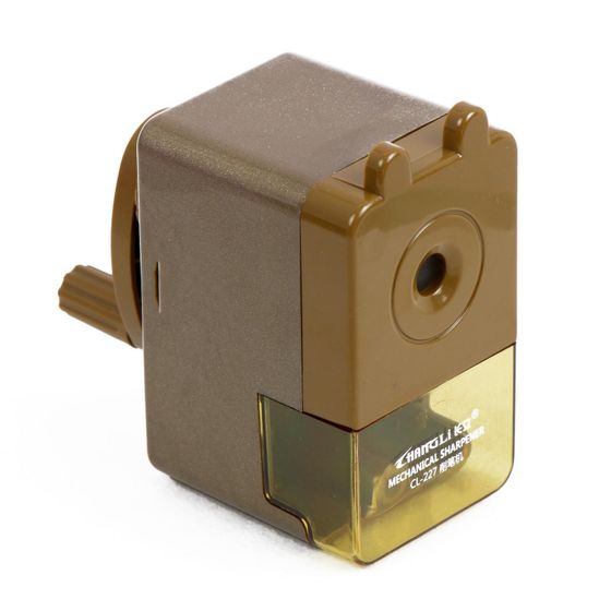 !Точилка механическая с контейнером "Классика", МИКС