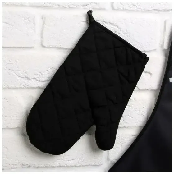 !09 Большой кухонный набор "С 23 февраля!" (фартук, лопатка для жарки, отбивалка и прихватка)